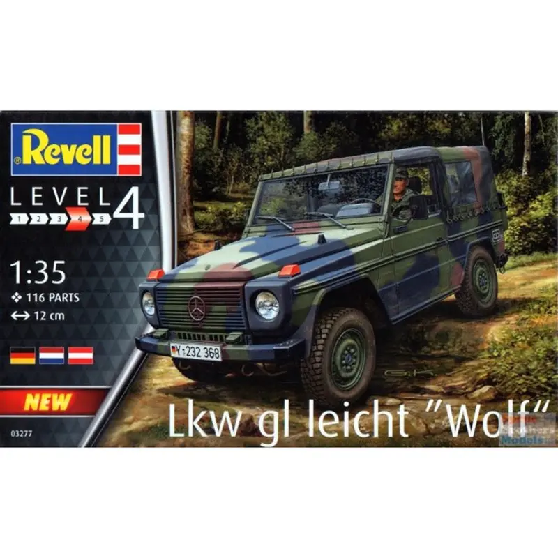Revell 63277 1/35 Lkw Gl Leicht Wolf Model Kit Set 1