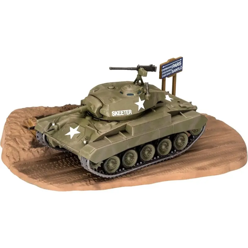 Revell 63323 1/76 M24 Chaffee Model Kit Set 2
