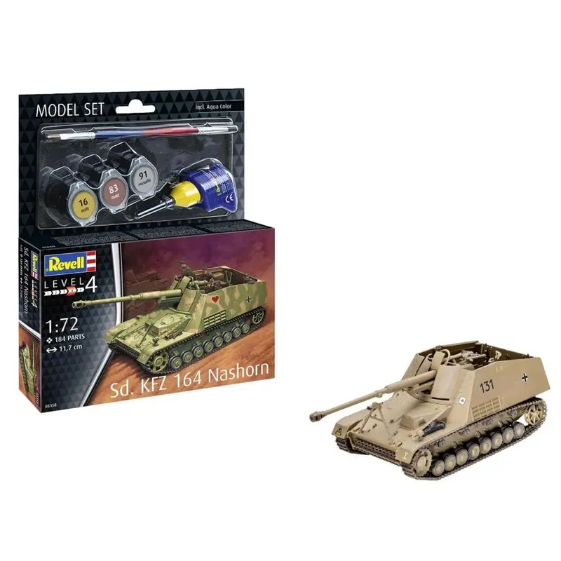 Revell 63358 1/72 Sd. Kfz. 164 Nashorn Model Kit Set 1