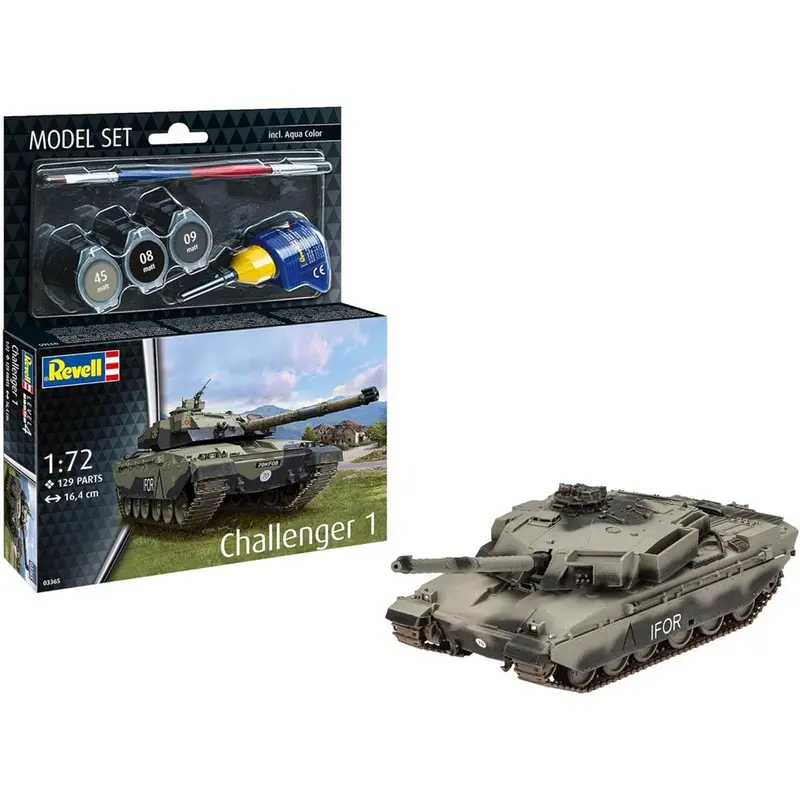 Revell 63365 1/72 Challenger 1 Model Set 1