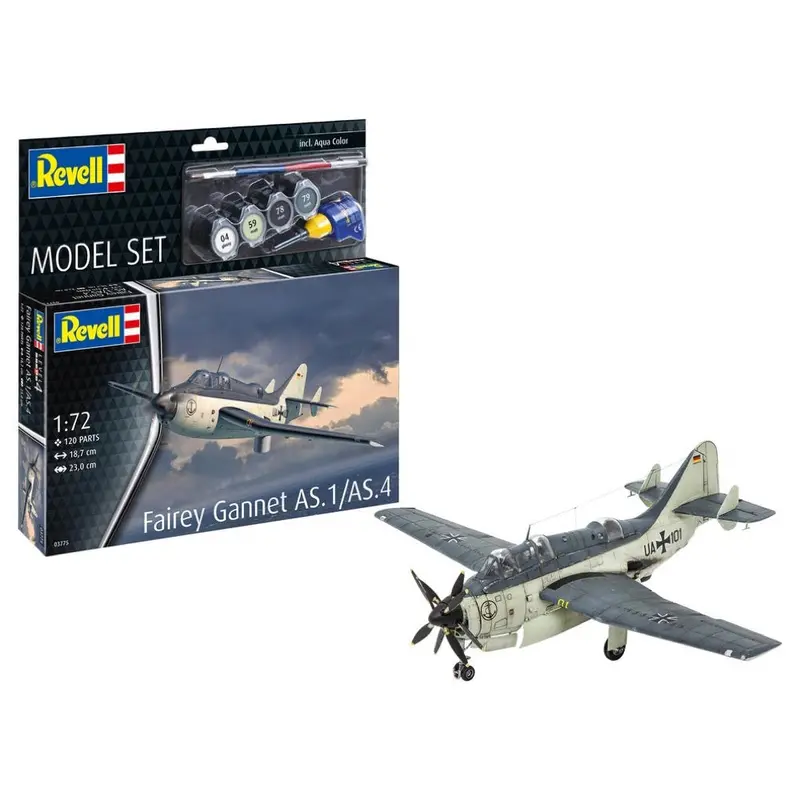 Revell 63775 1/72 Fairey Gannet As.1/As.4 Model Kit Set 1