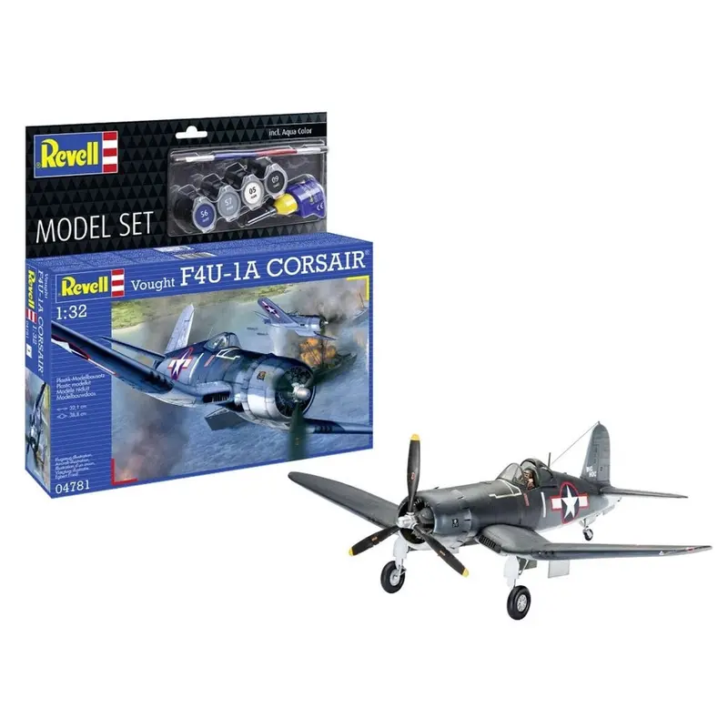 Revell 64781 1/32 Vought F4u-1A Corsair Model Kit Set 1