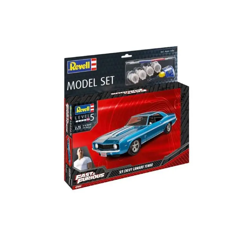 Revell 67694 1/25 F&F 1969 Chevy Camaro Yenko Model Set 1