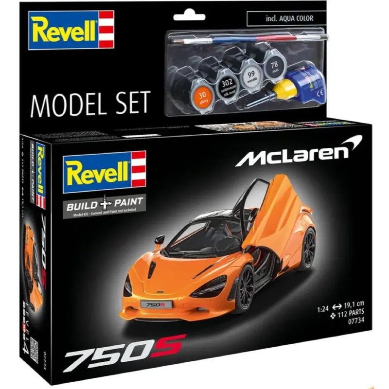 Revell 67734 1/24 Mclaren 750S Model Set 1