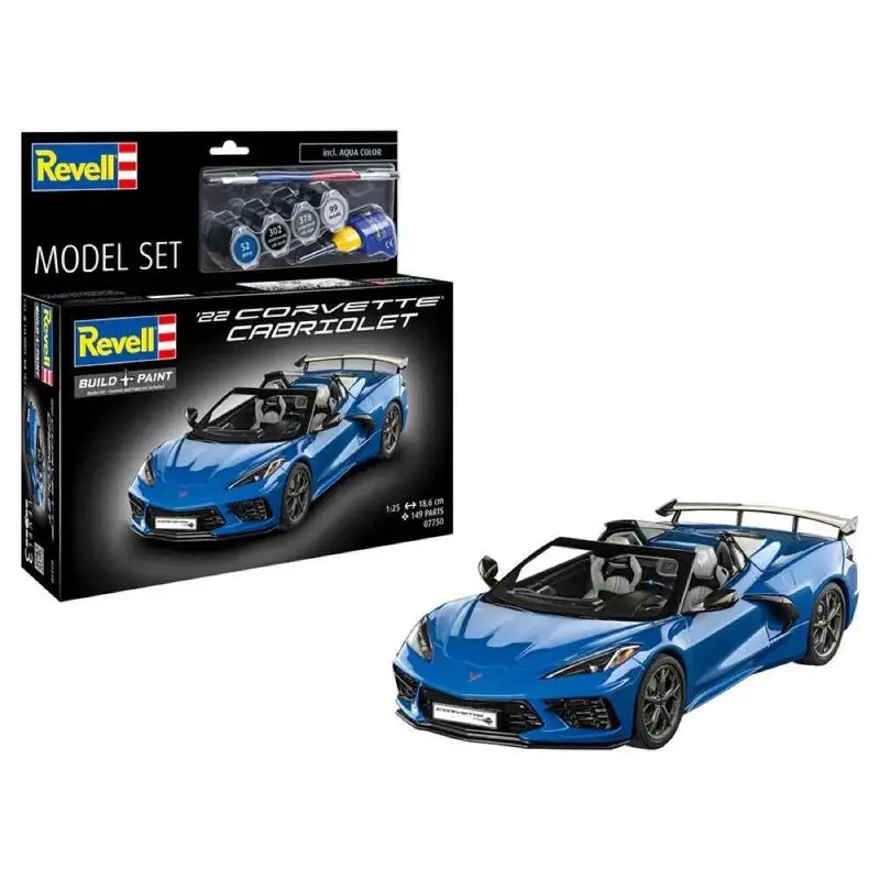 Revell 67750 1/25 Corvette C8 Cabriolet Model Set 1