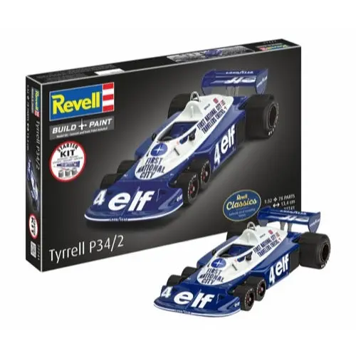 Revell 77741 1/32 Tyrrell P34/2 6-Wheeler Starter Kit 1