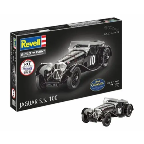 Revell 77752 1/32 Jaguar Ss 100 Starter Kit 1