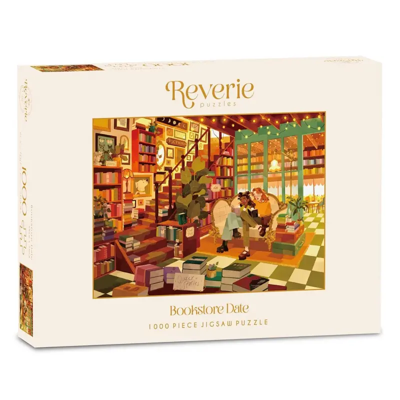 Reverie Bookstore Date 1000Pc Jigsaw Puzzle 1