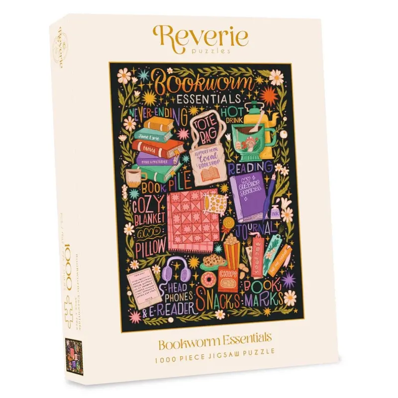 Reverie Bookworm Essentials 1000Pc Jigsaw Puzzle 1