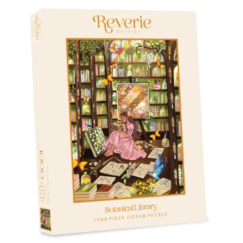 Reverie Botanical Library 1000Pc Jigsaw Puzzle 1