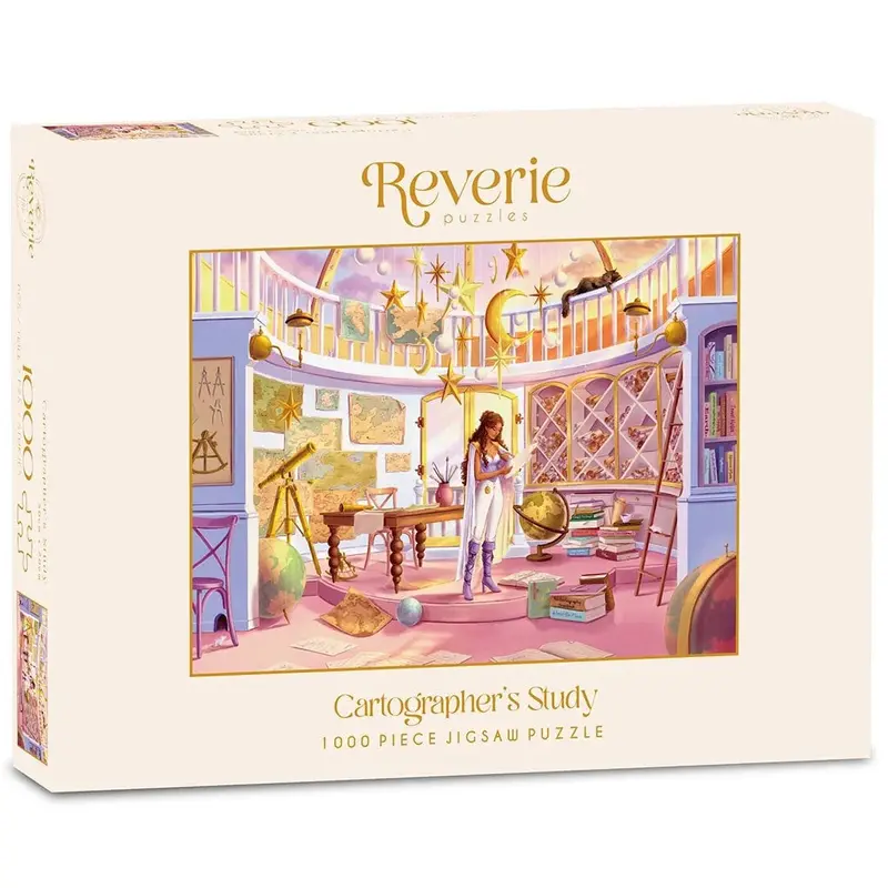 Reverie Cartographer's Study 1000Pc Jigsaw Puzzle 1