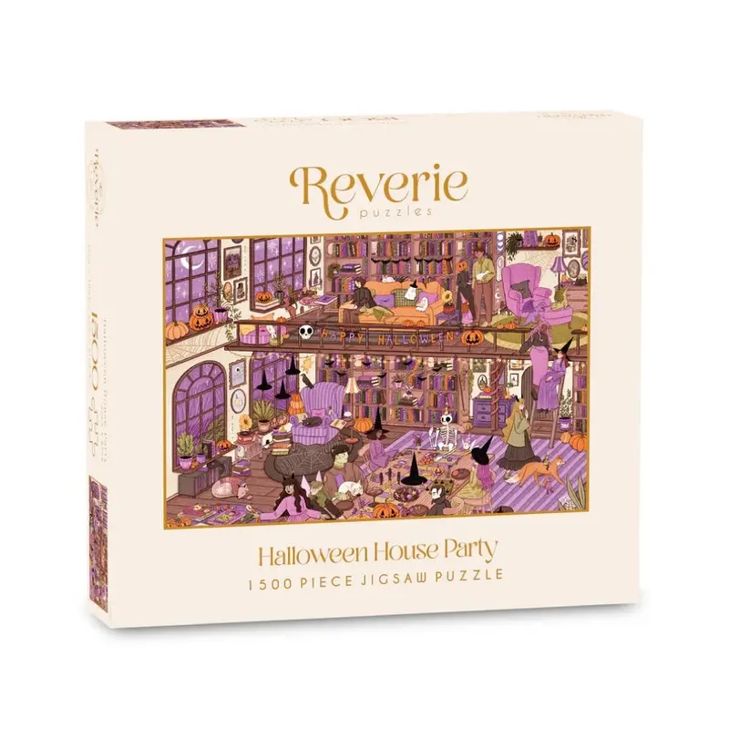 Reverie Halloween House Party 1500Pc Jigsaw Puzzle 1