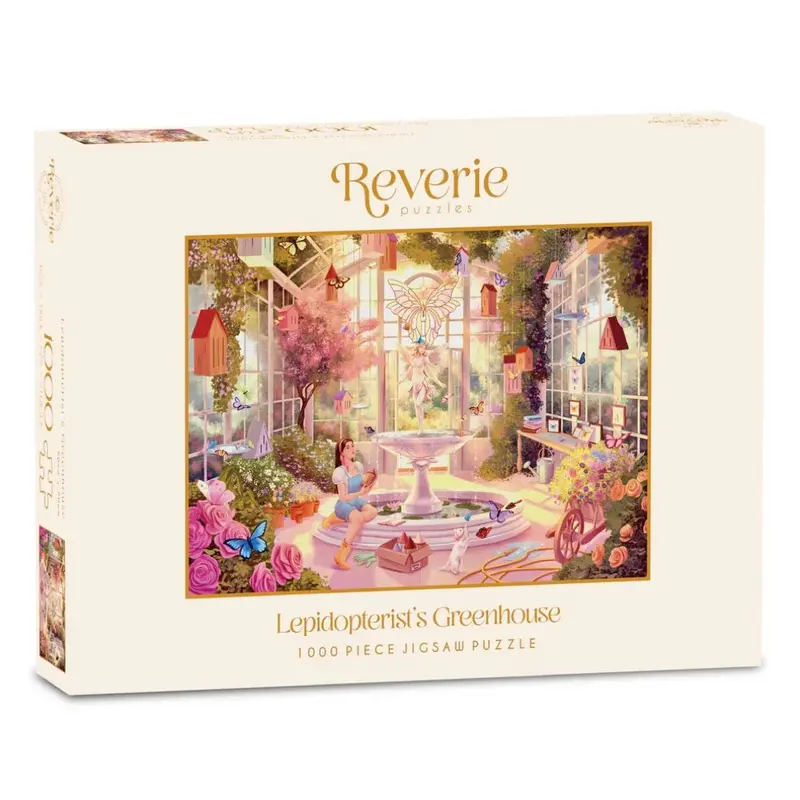 Reverie Lepidopterist's Greenhouse 1000Pc Jigsaw Puzzle 1