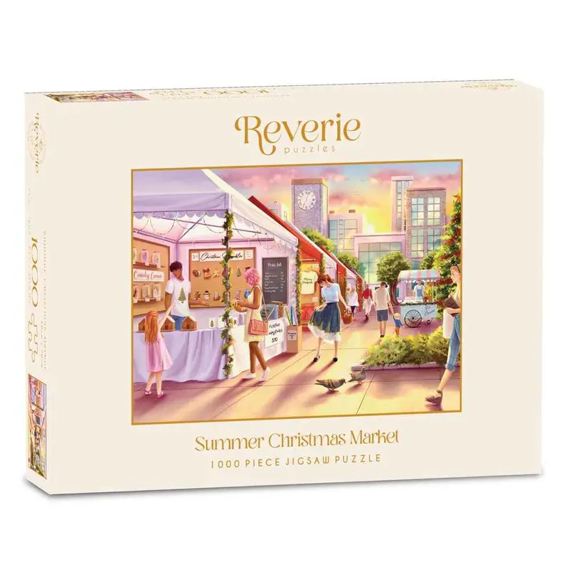 Reverie Summer Christmas Market 1000Pc Jigsaw Puzzle 1