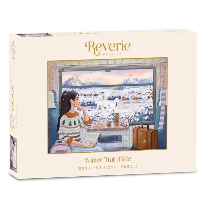 Reverie Winter Train Ride 1000Pc Jigsaw Puzzle 1