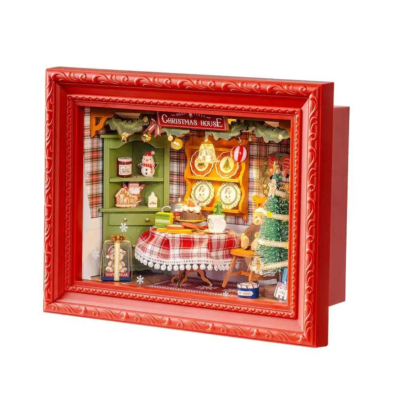 Robotime Rolife Diy Framed Christmas Eve Party 1