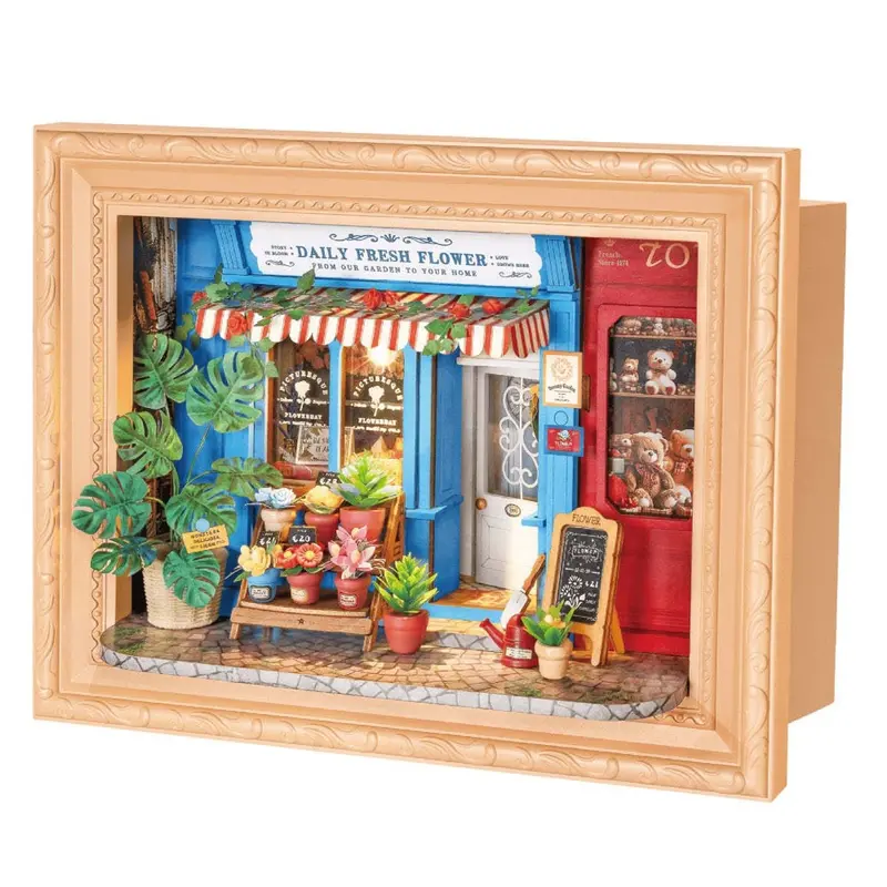 Robotime Rolife Diy Framed Daily Fresh Flowers 1