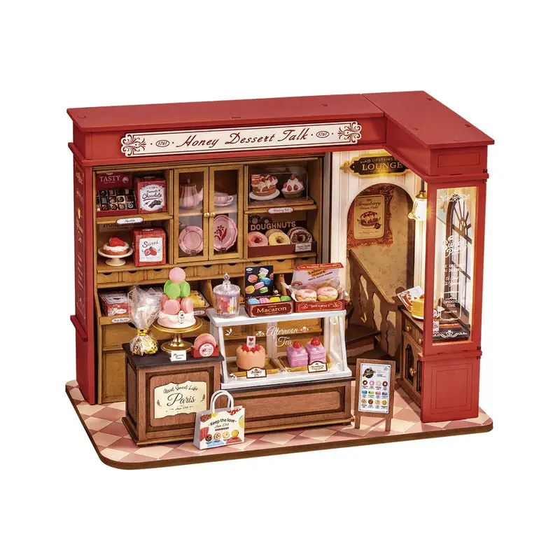 Robotime Rolife Diy Mini House Honey Dessert Talk 1