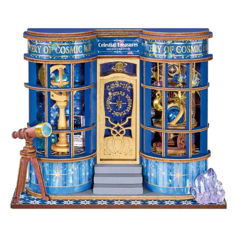 Robotime Rolife Diy Mini Store Magic Astronomy Shop 1