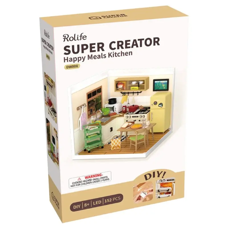 Robotime Rolife Diy Plastic Superstore Happy Meals 1