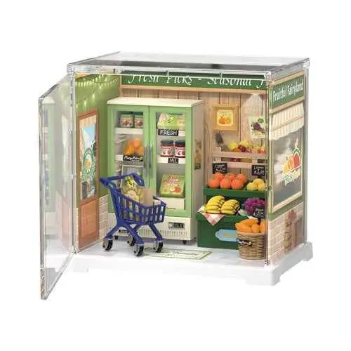 Robotime Rolife Diy Plastic Superstore Mini Nature Energy Fruits 1