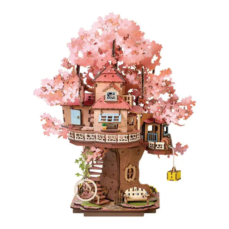 Robotime Rolife Diy Sakura Tree House 1