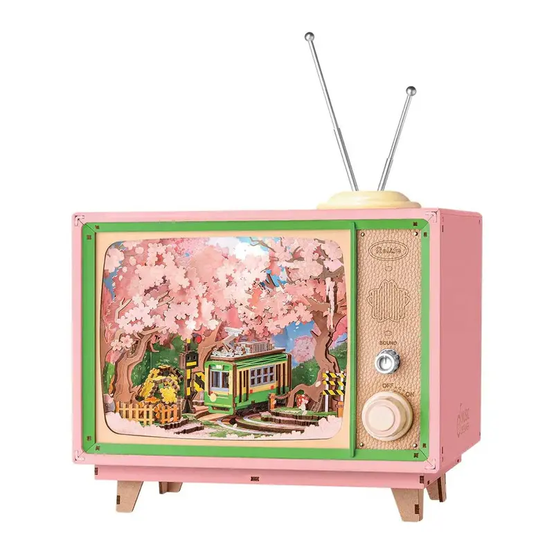 Robotime Rolife Music Box Sakura Dreamy Tour 1