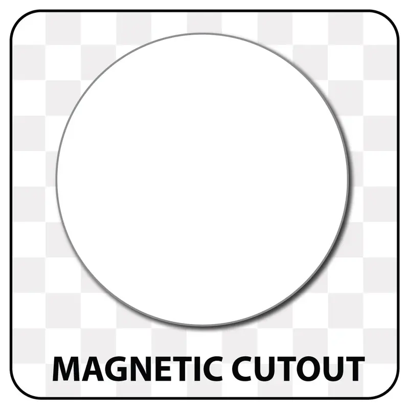 Round Blank Circle Magnet Signs In Many Sizes And Colors | Polka Dots 1