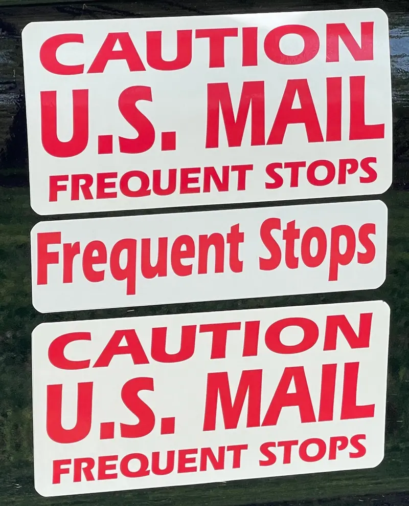 Rural Carrier Magnetic Signs Medium 3 Pack Combo 1
