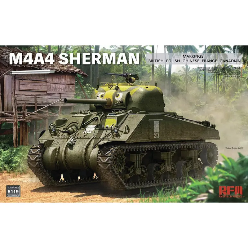 Ryefield Models 5119 1/35 M4a4 Sherman 1