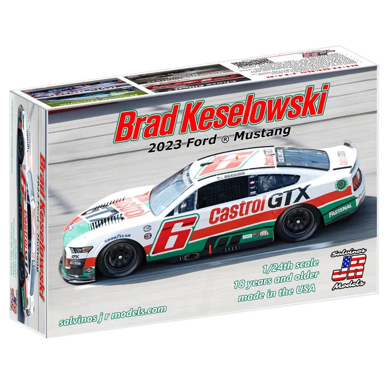Salvinos J R 42233 1/24 Rfk Racing 2023 Brad Keselowski Ford Mustang Castrol Oil [Rff2023bkda] 1