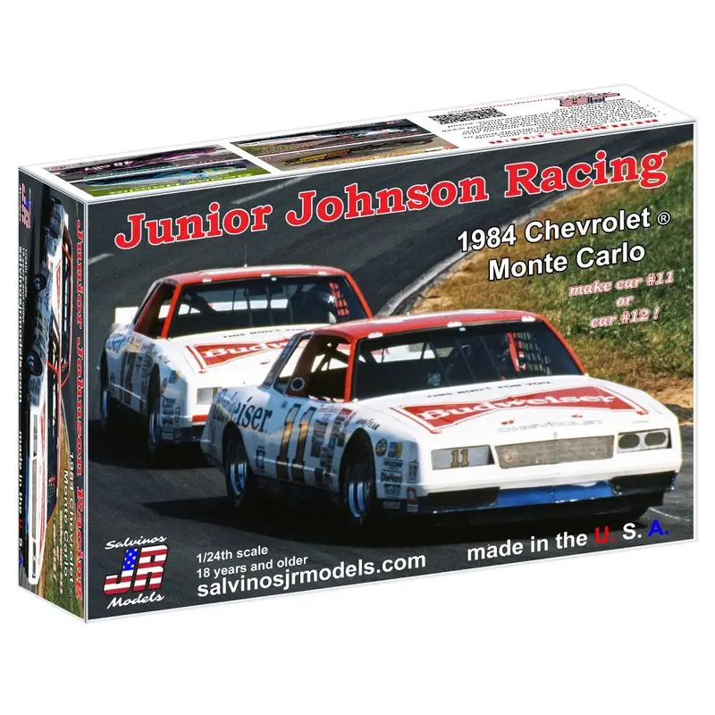 Salvinos J R 43015 1/24 1984 Junior Johnson Racing No.11/No.12 Darrel Waltrip/Neil Bonnett Chevrolet Monte Carlo [Jjmc1984dn] 1