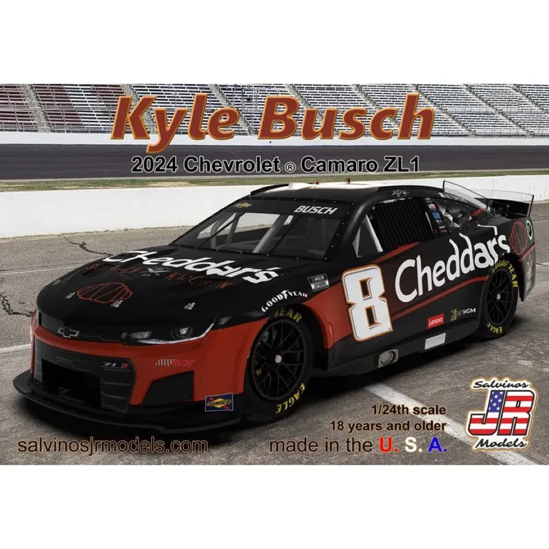 Salvinos J R 43841 1/24 Richard Childress Racing 2024 Kyle Busch Camaro Cheddars [Rcc2024kbp] 1