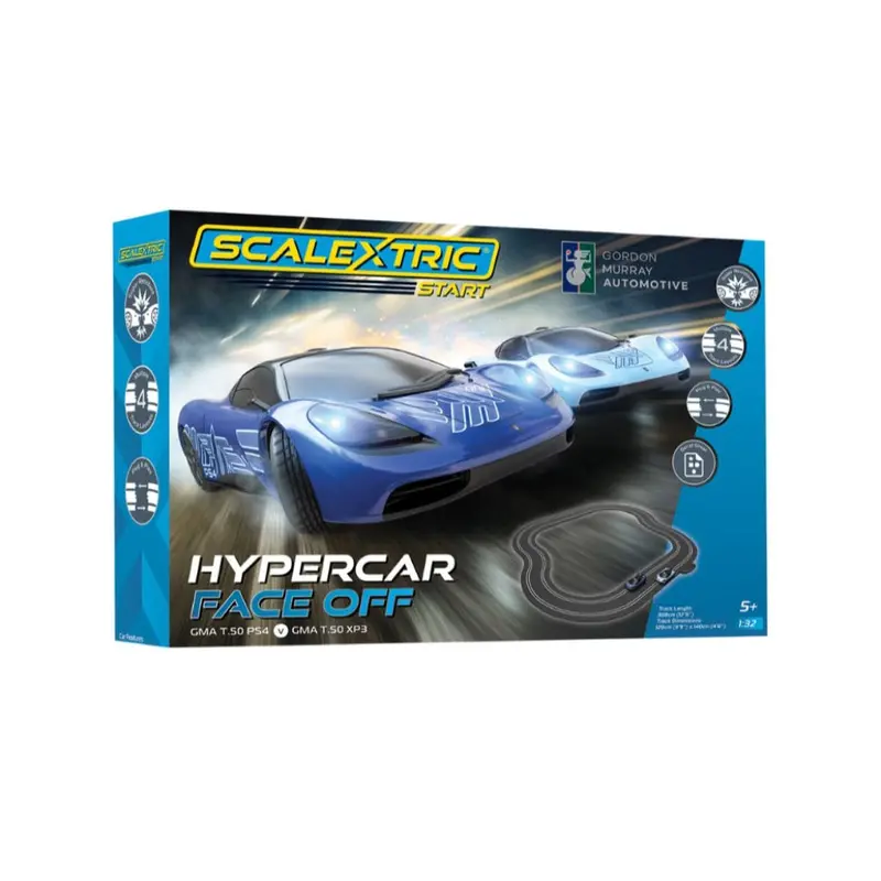 Scalextric C1464m Start Hypercar Face Off Race Slot Car Set 1