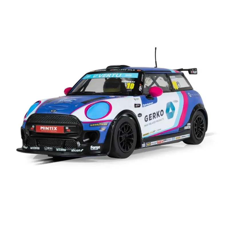 Scalextric C4410 Mini Cooper Slot Car - Bradley Gravett 2024 1
