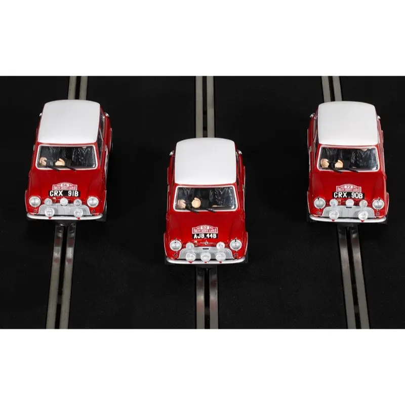 Scalextric C4488a 1965 Monte Carlo Rally Mini - Slot Car Triple Pack 2