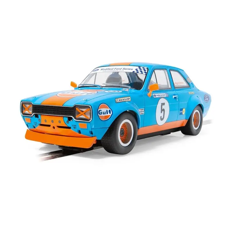 Scalextric C4530 Ford Escort Mk1 Wayne Crabtree Modified Fords 2023 Gulf Livery 1