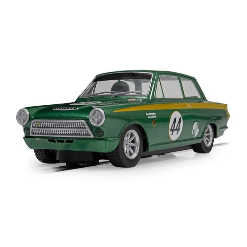Scalextric C4540 Ford Lotus Cortina Slot Car - Goodwood 2023 - Andrew Jordan + David Dickenson 1