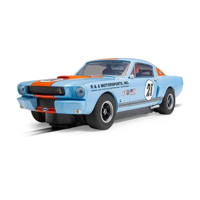 Scalextric C4570 Shelby Gt350 Slot Car - Gulf Edition 1