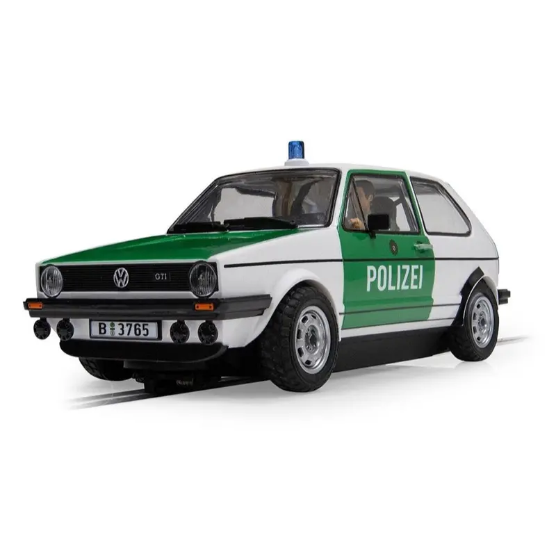 Scalextric C4572 Volkswagen Golf Mk1 Slot Car - Polizei Edition 1