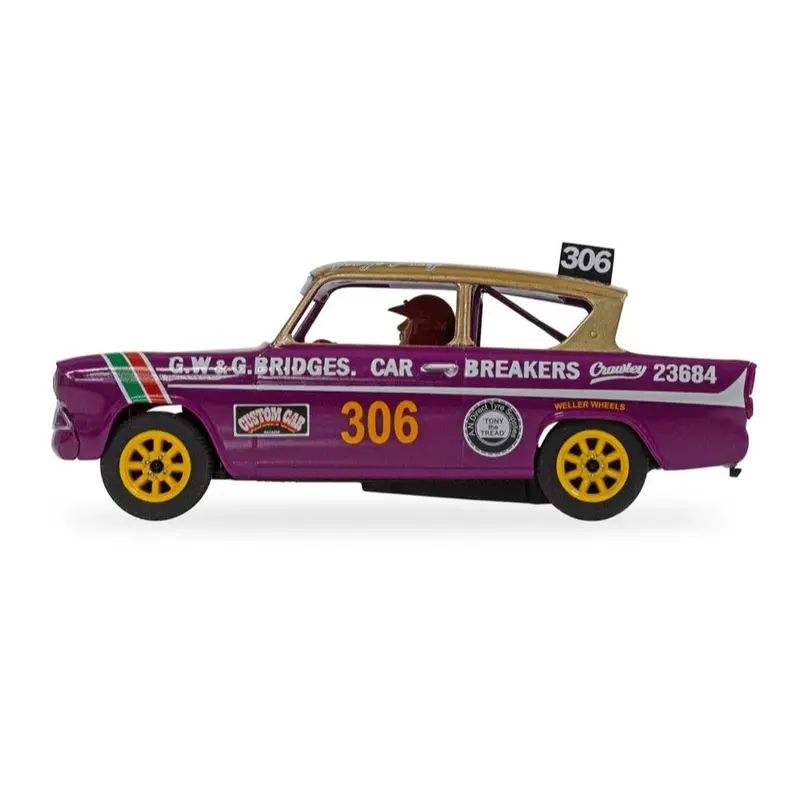 Scalextric C4584 Ford Anglia 105E Slot Car George Polley 306 2