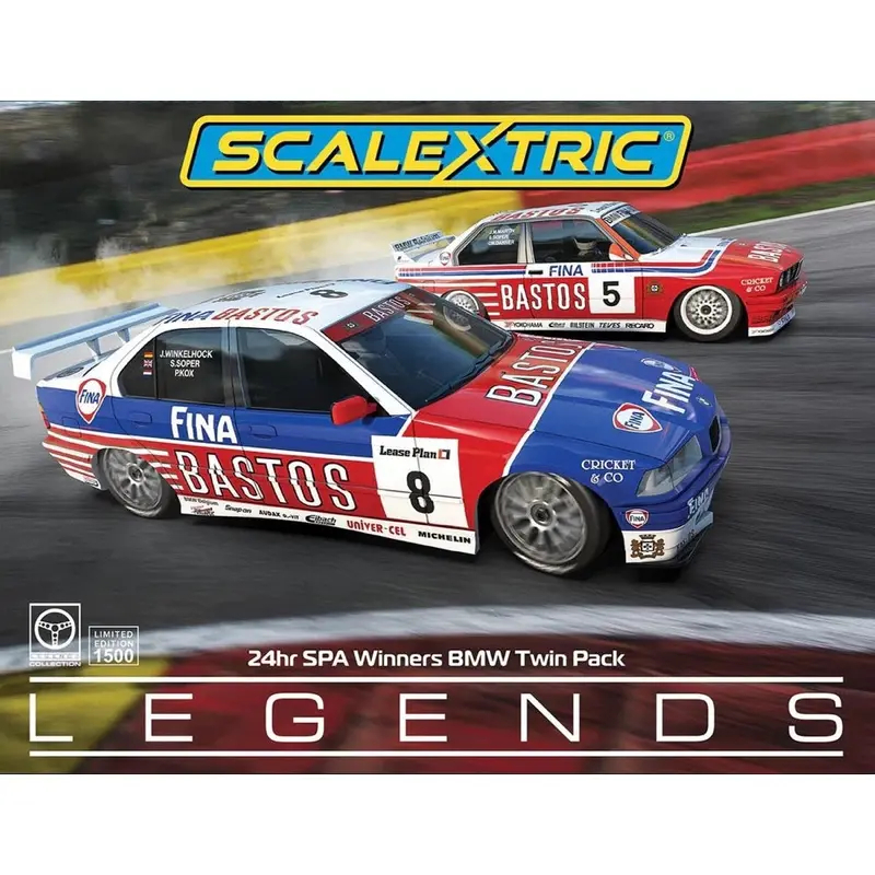 Scalextric C4587a Spa 24H Winners Bmw Slot Car Twin Car Pack 1
