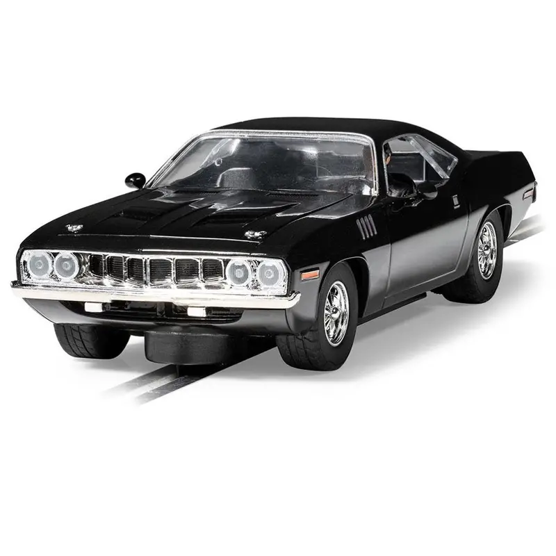 Scalextric C4595 Plymouth Barracuda Slot Car - John Wick Chapter 4 1