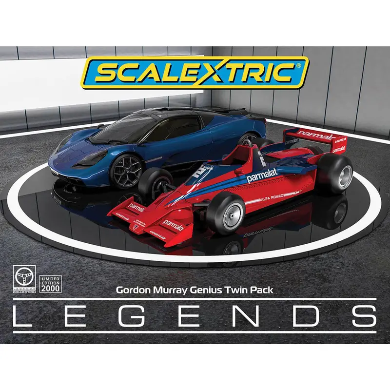 Scalextric C4601a Gordon Murray Design Genius -Slot Car Twin Car Pack 1
