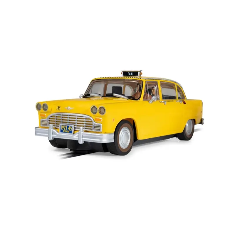Scalextric C4606 Checker Taxi Cab James Bond 'Live And Let Die' Slot Car 1