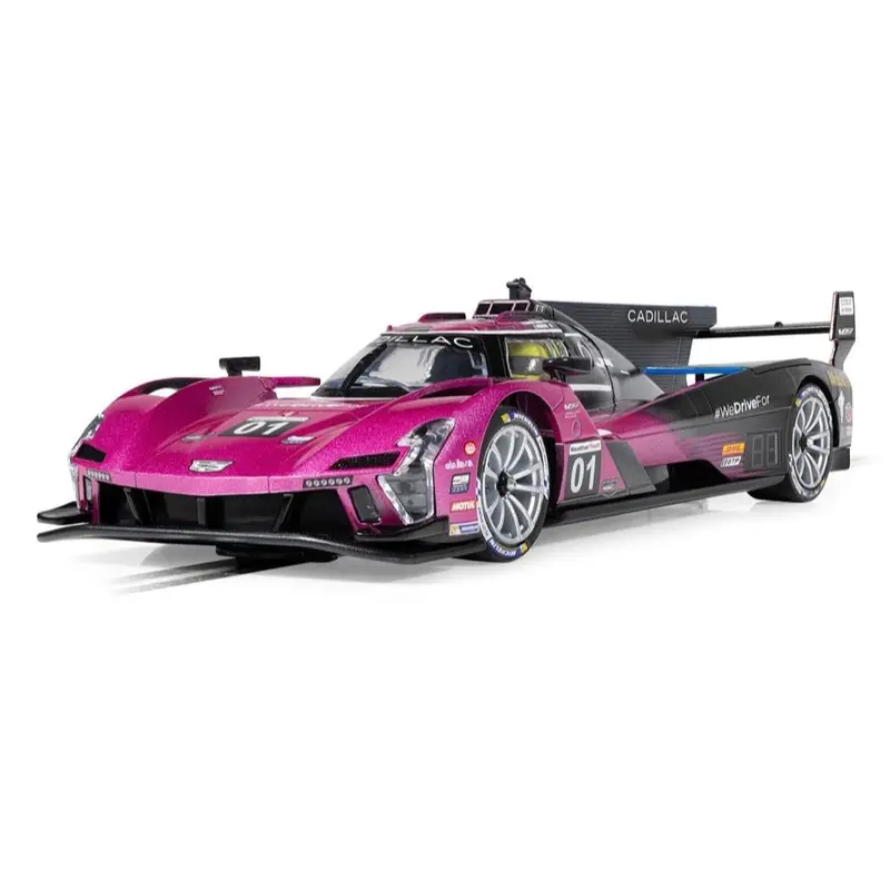 Scalextric C4611 Cadillac V-Series R Slot Car - Road Atlanta 2024 - Pink 1