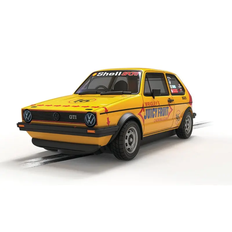 Scalextric C4625 Volkswagen Golf Mk1 Malcolm Jeffs Racing Slot Car 1