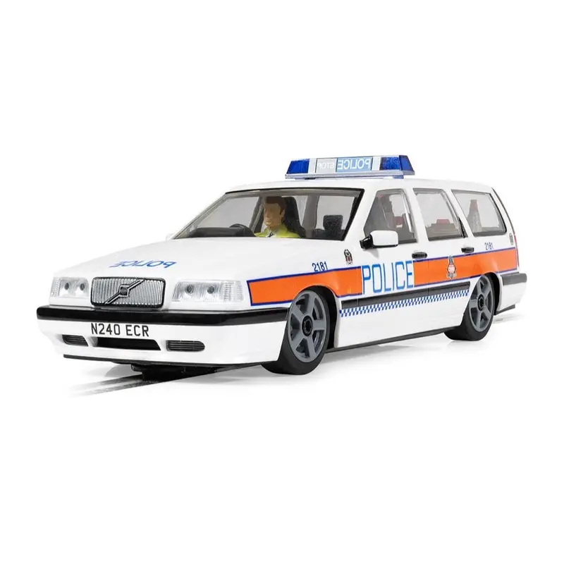 Scalextric C4627 Volvo 850 Estate Slot Car - Police Edition 1