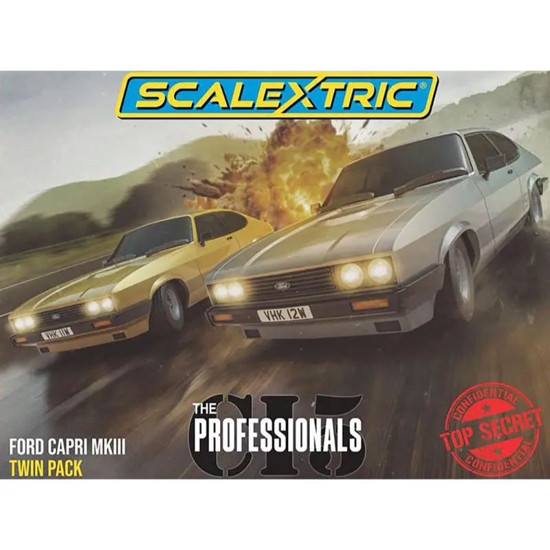 Scalextric C4642 The Professionals Ford Capri Twin Pack 1