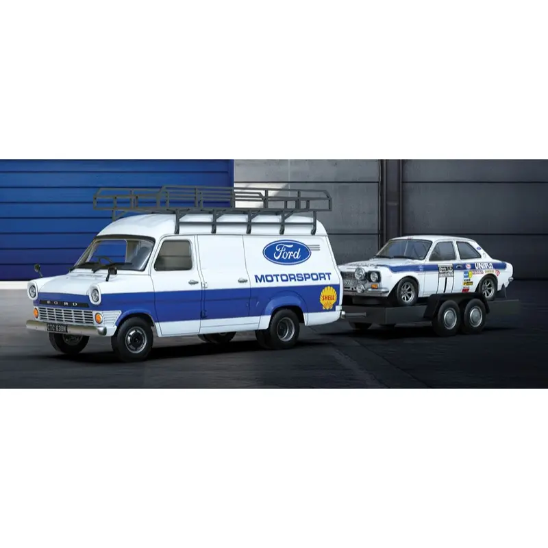 Scalextric C4649a Ford Motorsport Transit And Escort Mk 1 Slot Car Twin Pack 2